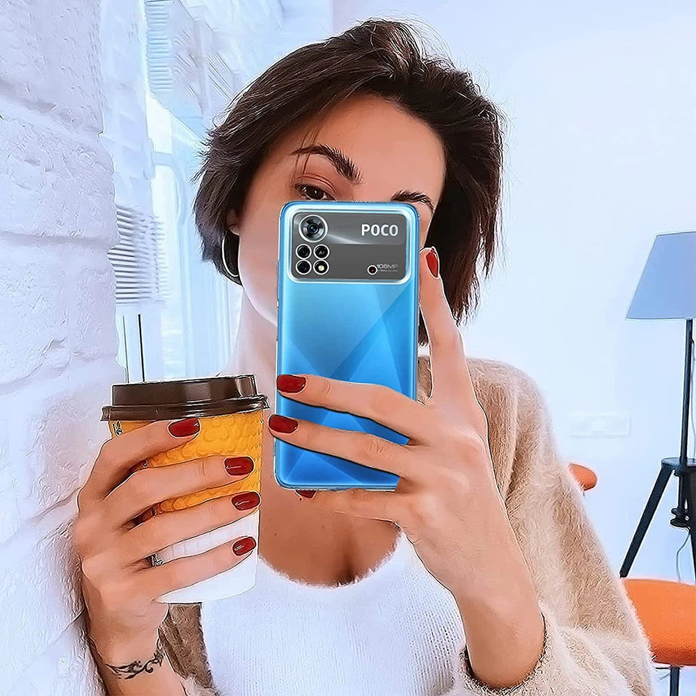 Funda transparente ultrafina de silicona para Xiaomi Poco X4 Pro 5G – Protección completa