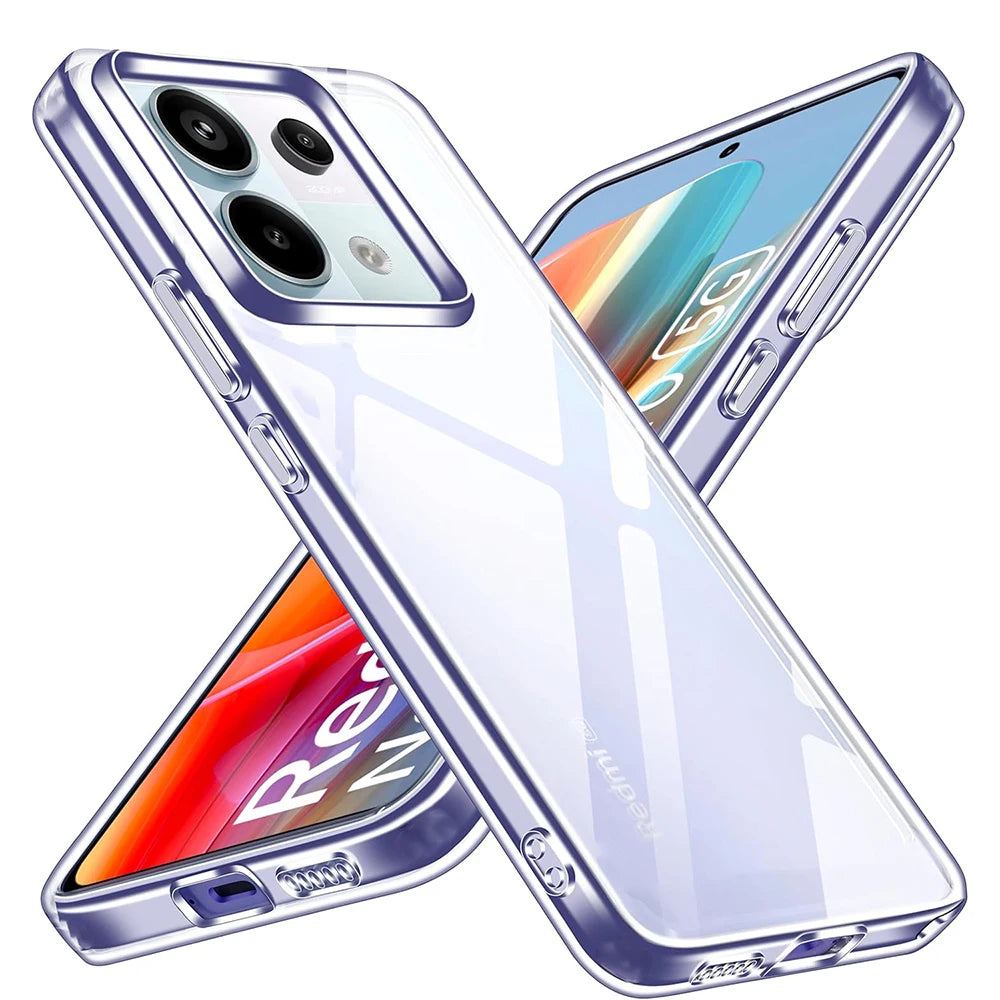 Funda Transparente de Silicona Ultra Delgada para Redmi Note 13 Pro Plus / Pro+ 4G 5G