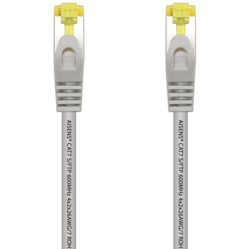 Cable de Red RJ45 S/FTP Aisens A146-0332 Cat.7/ 25cm/ Gris