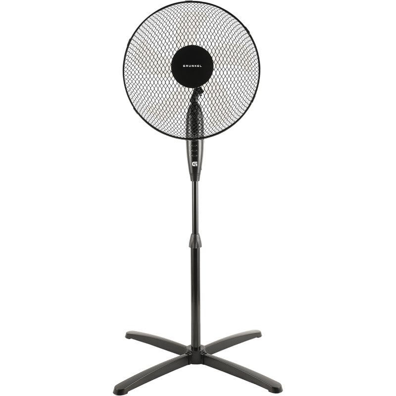 Ventilador de Pie Grunkel FAN-165X NG/ 50W/ 5 Aspas 40cm/ 3 Velocidades