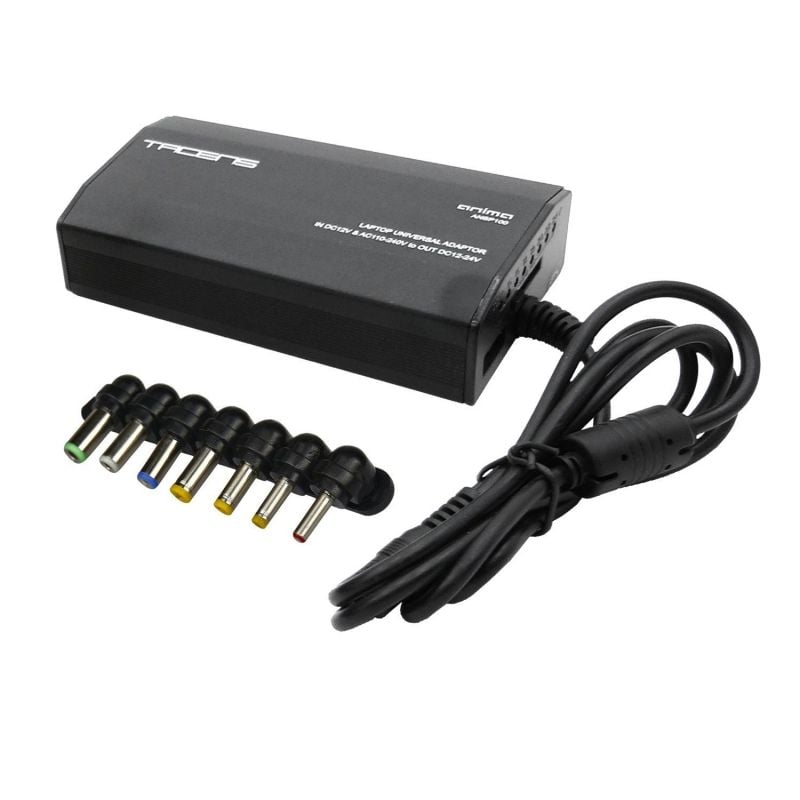 Cargador de Portátil Anima ANBP100/ 1xUSB/ 100W/ Manual/ 8 Conectores/ Voltaje 12-24V