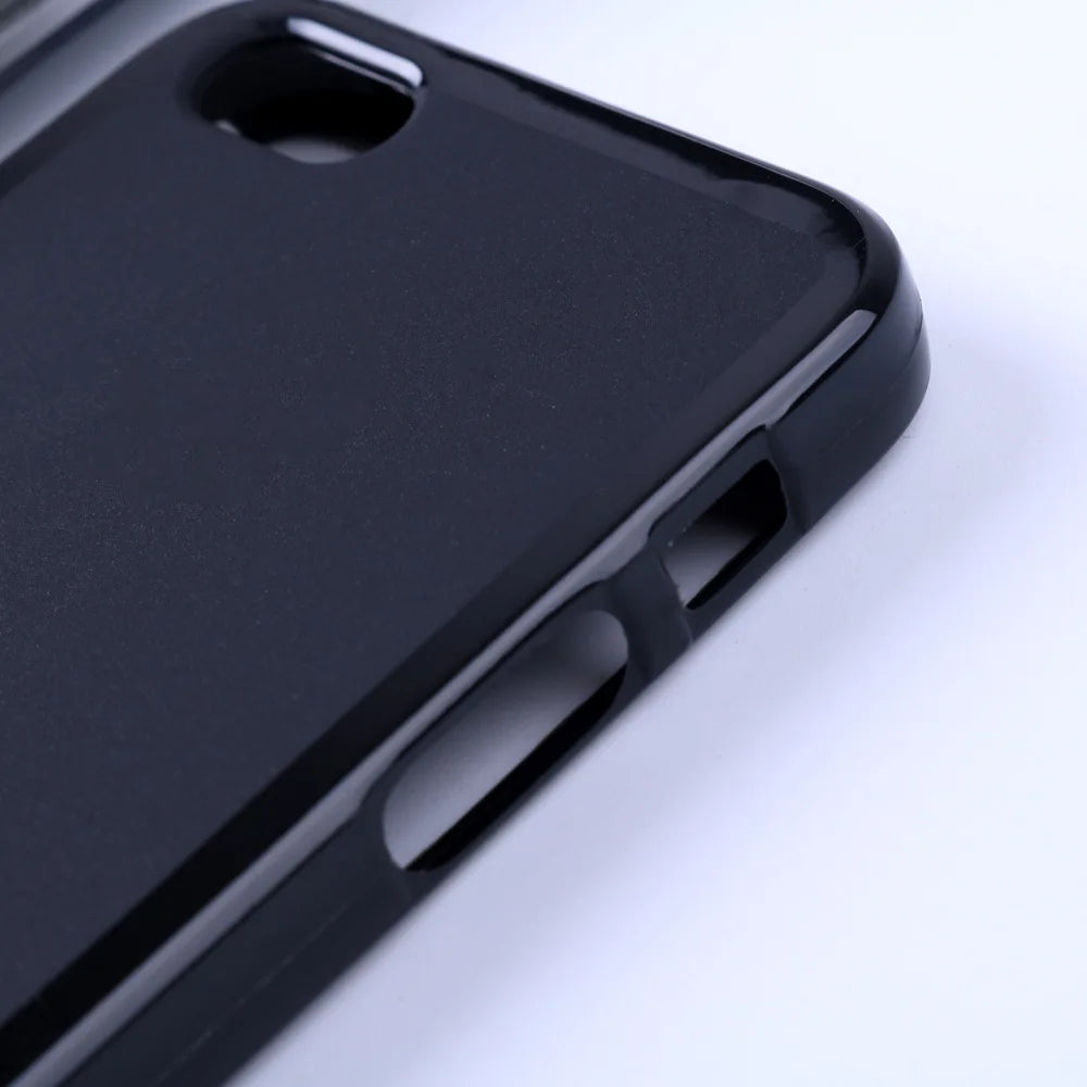 Funda TPU Mate Negra para TCL 505 502 501 408 405 403 406 305i 305 306 303 205 201 Plex – Antigolpes y Ultrafina