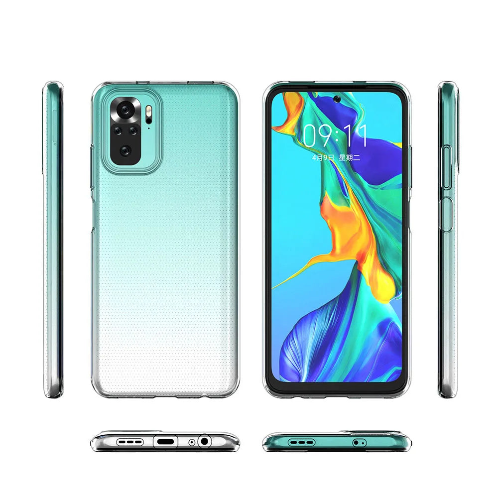 Funda transparente de silicona para Xiaomi Redmi Note y Redmi Series – Cobertura total