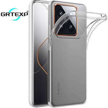 Funda ultrafina transparente para Xiaomi Mi 13, 13T y 14 Pro – Silicona suave