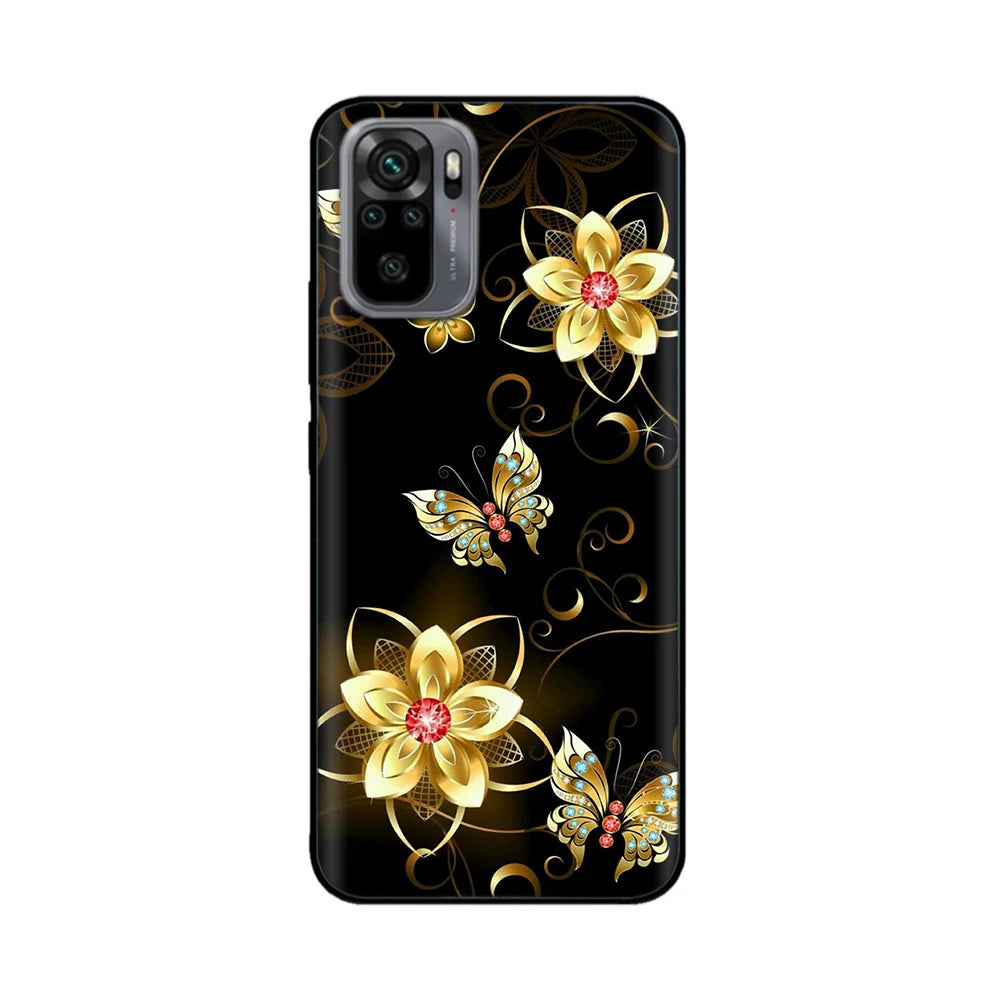 Funda de Silicona Wolf Negra para Poco M5s | Carcasa Suave Antigolpes