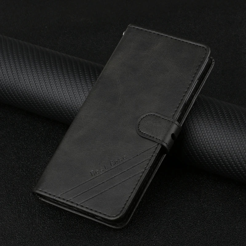 Funda Poco X7 / X7 Pro – Flip Case de Cuero con Tarjetero y Cierre Magnético