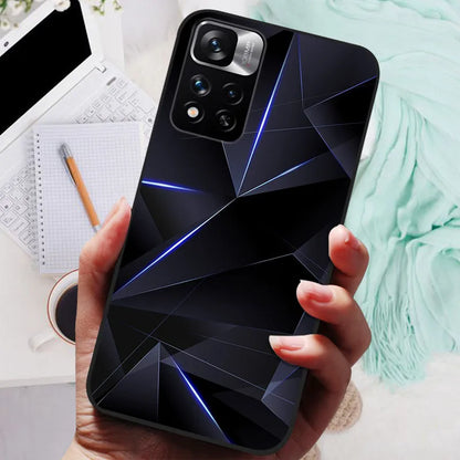 Funda de silicona para Xiaomi Redmi Note 11 Pro Plus 5G – Diseño de león, lobo y animales