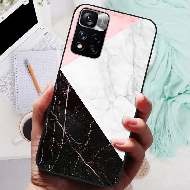 Funda de silicona para Xiaomi Redmi Note 11 Pro Plus 5G – Diseño de león, lobo y animales