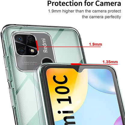 Funda transparente ultrafina de silicona TPU para Xiaomi Poco C40 C50 C51 C55 F3 M2 M3 M4 Pro M5s X3 X4 X5 GT Pro 5G