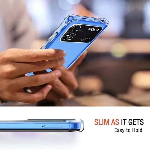 Funda 1.5MM silicona transparente para Poco