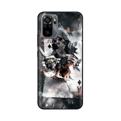 Funda de Silicona Wolf Negra para Poco M5s | Carcasa Suave Antigolpes