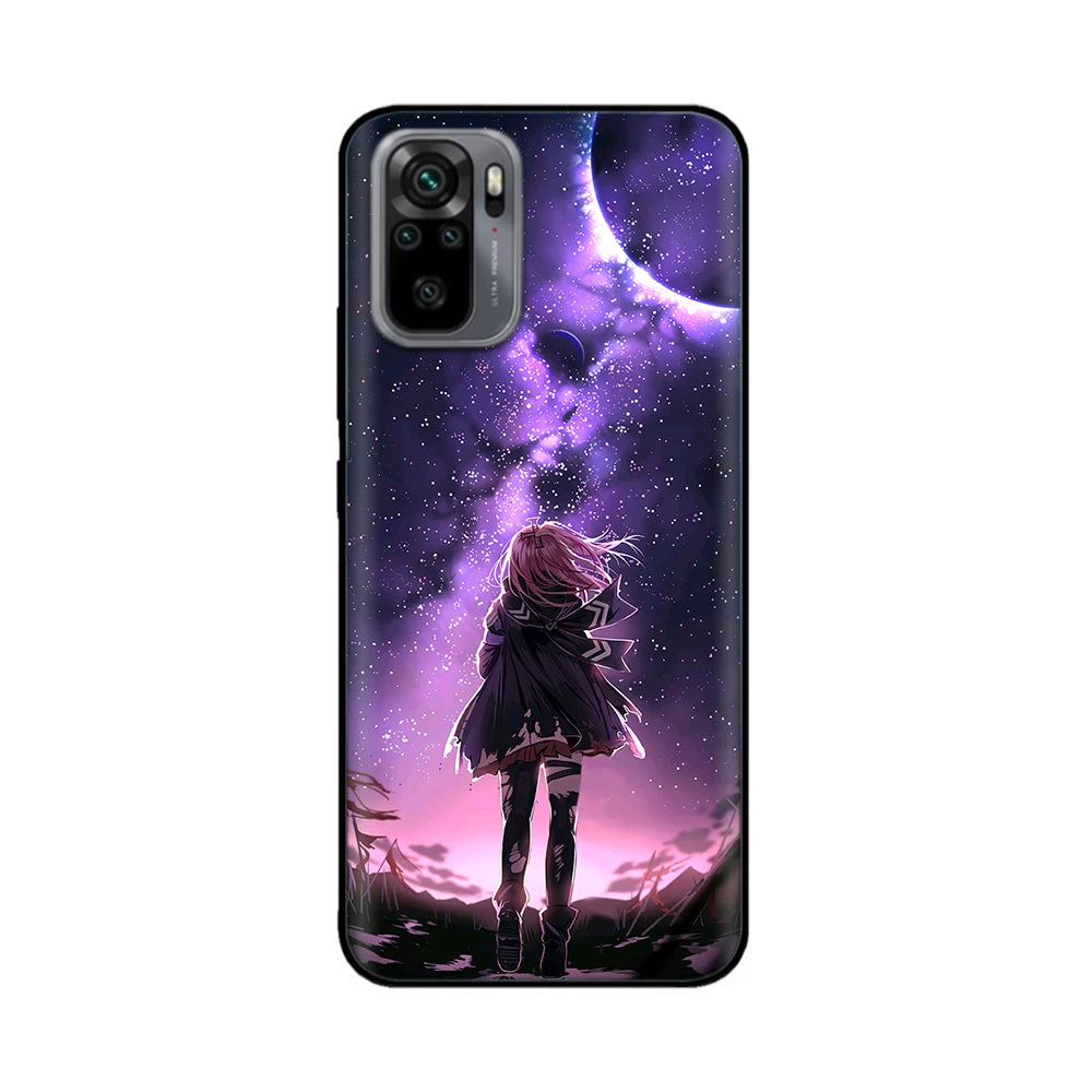 Funda de Silicona Wolf Negra para Poco M5s | Carcasa Suave Antigolpes