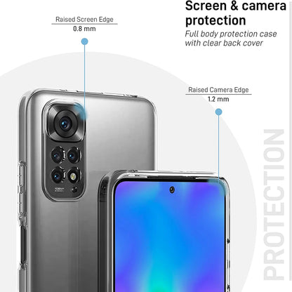 Funda transparente ultrafina de silicona para Xiaomi Redmi Note 11, 11S, 11T Pro, 11 Pro+ – protección completa