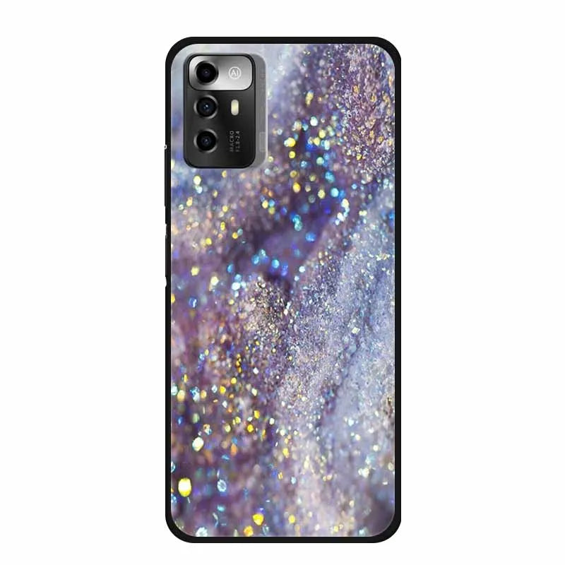 Funda ZTE Blade A72 5G Mármol – Carcasa TPU y silicona suave antigolpes