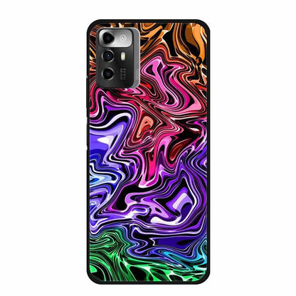 Funda ZTE Blade A72 5G Mármol – Carcasa TPU y silicona suave antigolpes