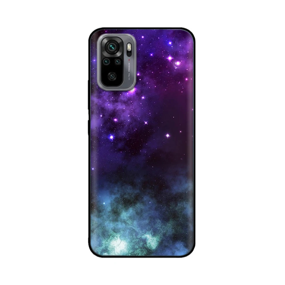 Funda de Silicona Wolf Negra para Poco M5s | Carcasa Suave Antigolpes