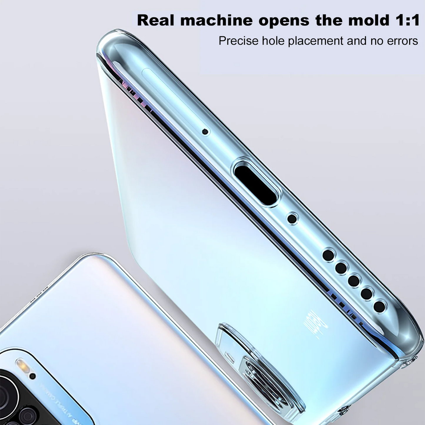 Funda ultradelgada transparente Xiaomi Poco – TPU suave y resistente a golpes