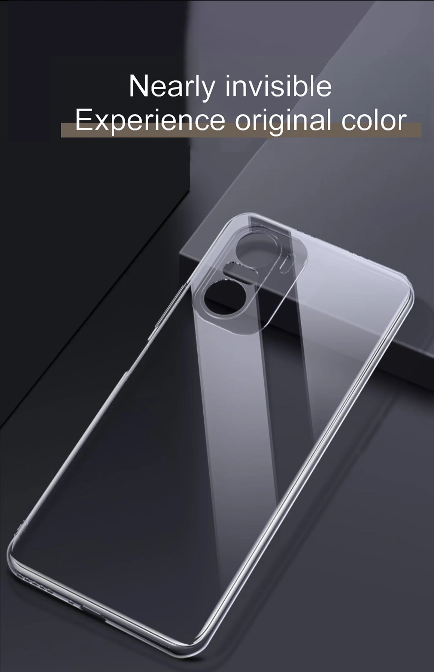 Funda ultradelgada transparente Xiaomi Poco – TPU suave y resistente a golpes