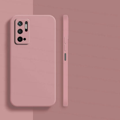 Funda de silicona líquida para Xiaomi Poco M3 M4 Pro M5 M5s X4 X5 – Suave y antigolpes