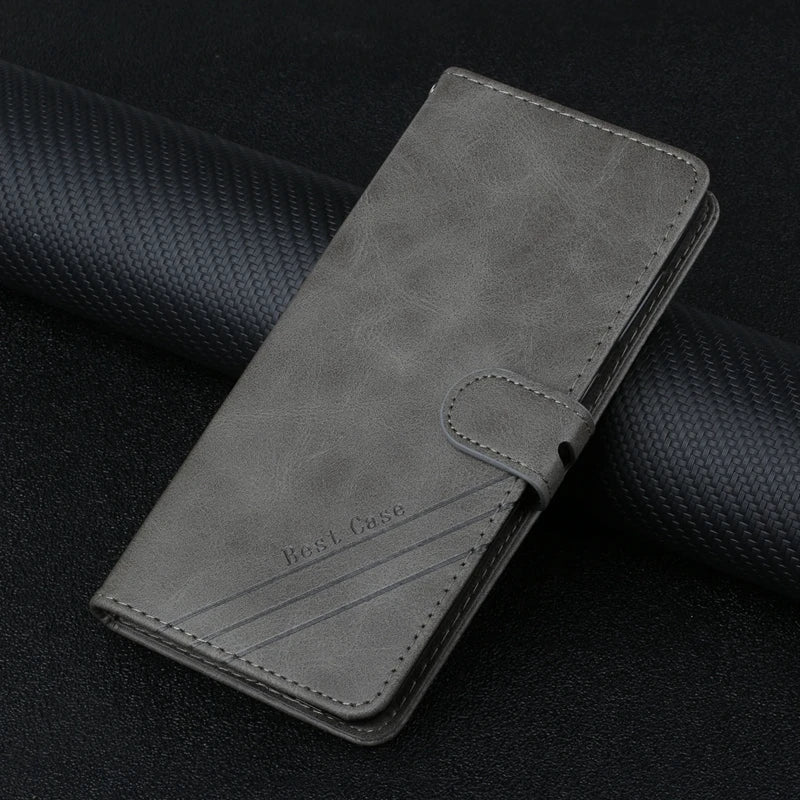 Funda Poco X7 / X7 Pro – Flip Case de Cuero con Tarjetero y Cierre Magnético