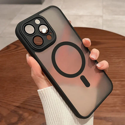 Funda Translúcida Original para iPhone 17-11 Pro Max – Compatible MagSafe, carga magnética y protección lente