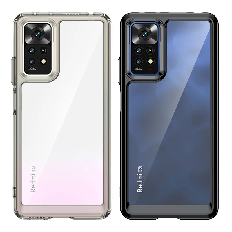 Funda Xiaomi Redmi Note 11 Pro – Carcasa silicona transparente antigolpes TPU
