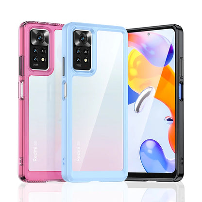 Funda Xiaomi Redmi Note 11 Pro – Carcasa silicona transparente antigolpes TPU