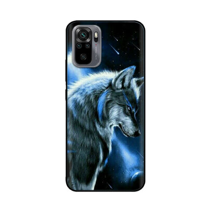 Funda de Silicona Wolf Negra para Poco M5s | Carcasa Suave Antigolpes