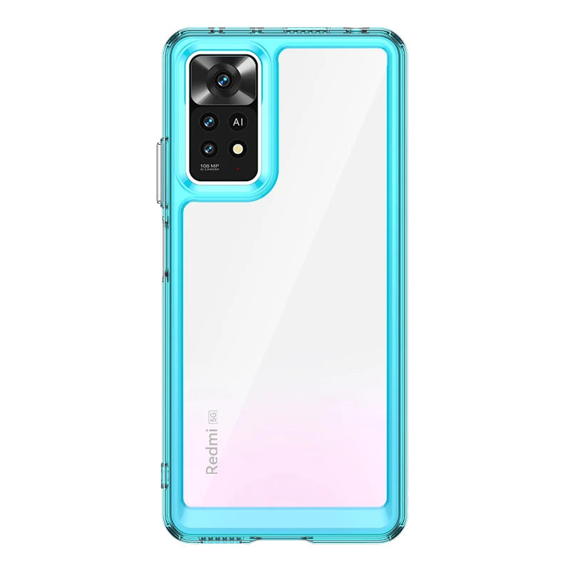Funda Xiaomi Redmi Note 11 Pro – Carcasa silicona transparente antigolpes TPU