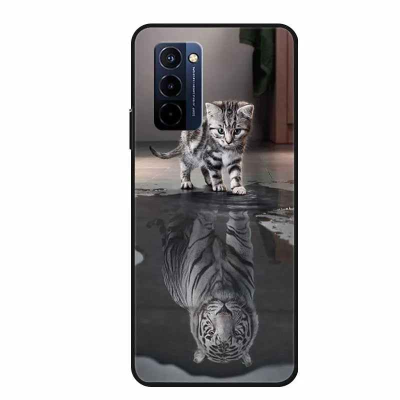 Funda para Wiko 10 – carcasa de silicona TPU suave pintada, antigolpes y protectora 360° (6.75”)