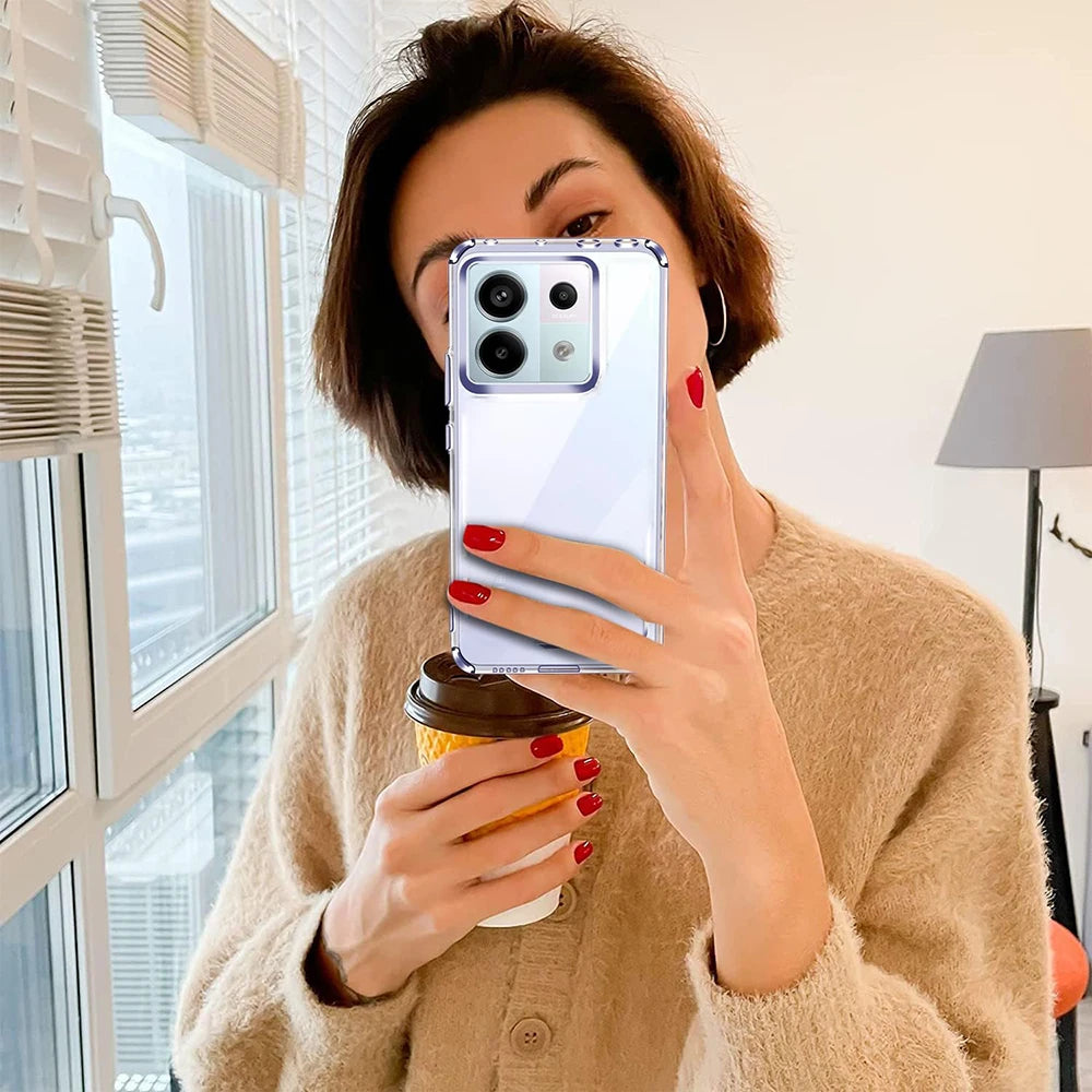 Funda ultrafina transparente para Xiaomi Redmi Note 13 Pro Plus – Silicona suave