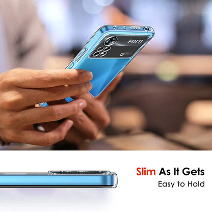 Funda transparente ultrafina de silicona para Xiaomi Poco X4 Pro 5G – Protección completa