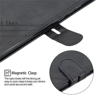 Funda Poco X7 / X7 Pro – Flip Case de Cuero con Tarjetero y Cierre Magnético