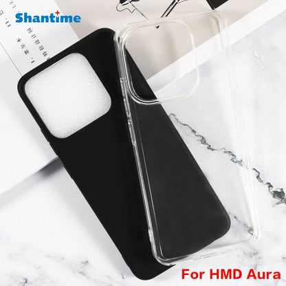 Funda Gel Pudding HMD Aura 6.56" TPU Silicona Suave Protectora