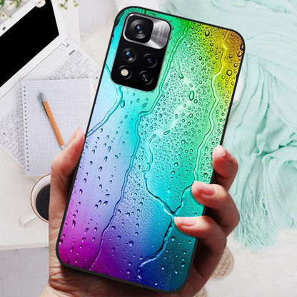 Funda de silicona para Xiaomi Redmi Note 11 Pro Plus 5G – Diseño de león, lobo y animales