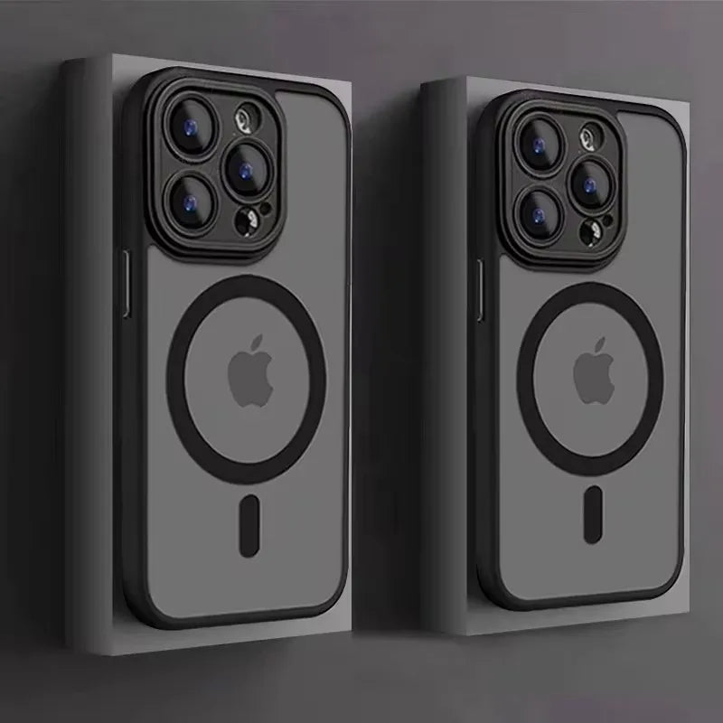 Funda Translúcida Original para iPhone 17-11 Pro Max – Compatible MagSafe, carga magnética y protección lente