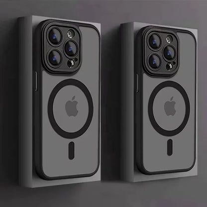 Funda Translúcida Original para iPhone 17-11 Pro Max – Compatible MagSafe, carga magnética y protección lente