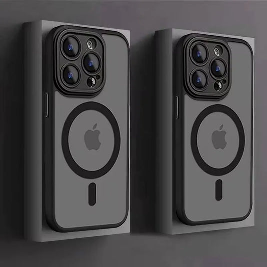 Funda Translúcida Original para iPhone 17-11 Pro Max – Compatible MagSafe, carga magnética y protección lente