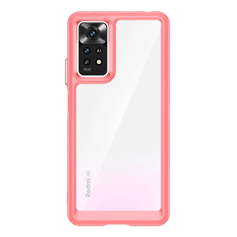 Funda Xiaomi Redmi Note 11 Pro – Carcasa silicona transparente antigolpes TPU