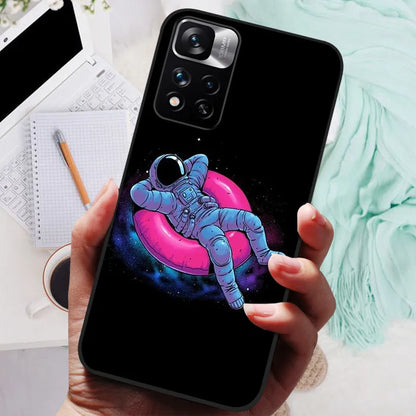 Funda de silicona para Xiaomi Redmi Note 11 Pro Plus 5G – Diseño de león, lobo y animales