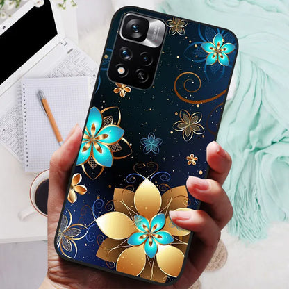 Funda de silicona para Xiaomi Redmi Note 11 Pro Plus 5G – Diseño de león, lobo y animales