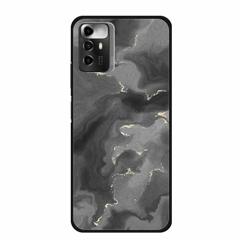 Funda ZTE Blade A72 5G Mármol – Carcasa TPU y silicona suave antigolpes