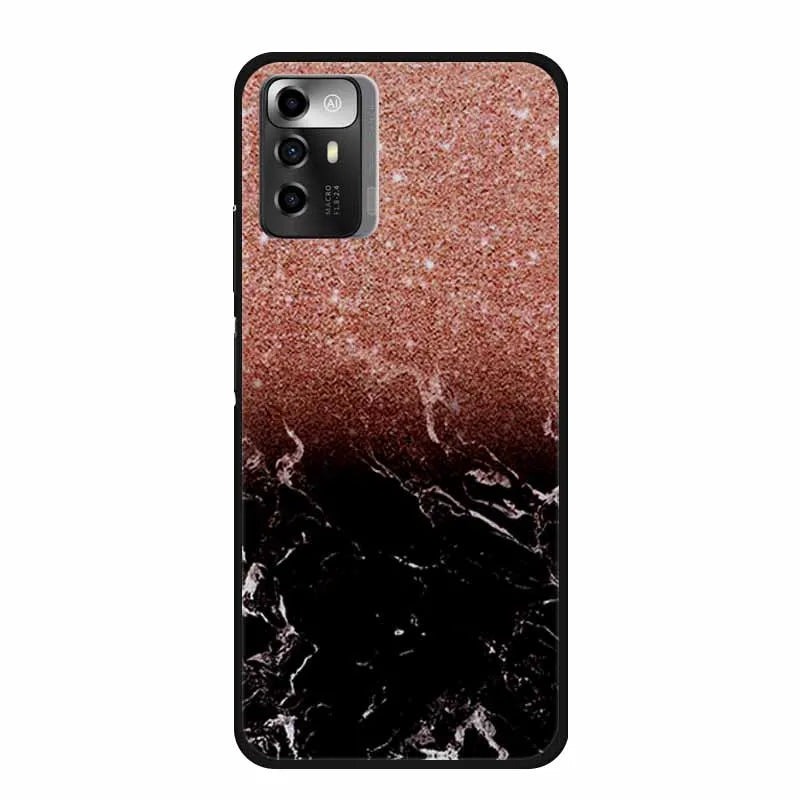 Funda ZTE Blade A72 5G Mármol – Carcasa TPU y silicona suave antigolpes