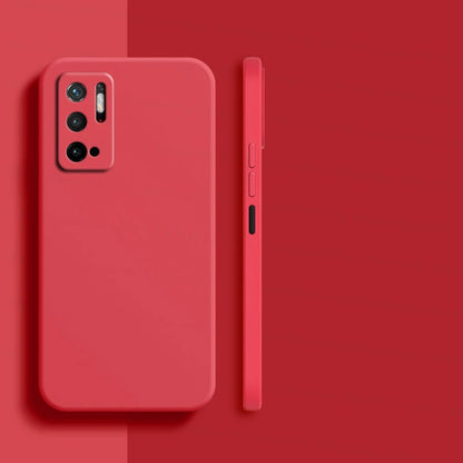 Funda de silicona líquida para Xiaomi Poco M3 M4 Pro M5 M5s X4 X5 – Suave y antigolpes