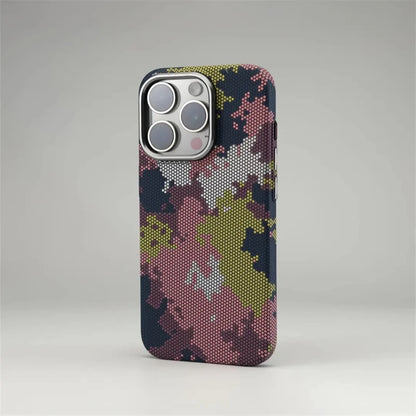Funda MagSafe Camuflaje Graffiti para iPhone 16, 15, 14, 13 Pro Max – Carcasa dura antigolpes