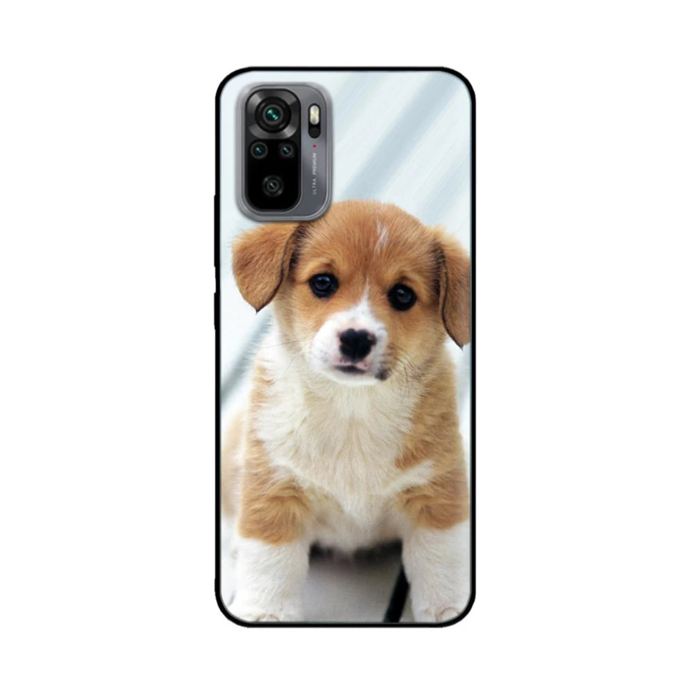 Funda de Silicona Wolf Negra para Poco M5s | Carcasa Suave Antigolpes