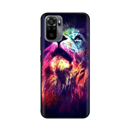 Funda de Silicona Wolf Negra para Poco M5s | Carcasa Suave Antigolpes