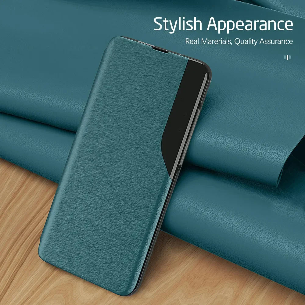 Funda Flip de Cuero Tipo Libro para Poco X7 / F6 / X6 / M6 Pro 5G / C65 4G / F5 – Carcasa con Soporte