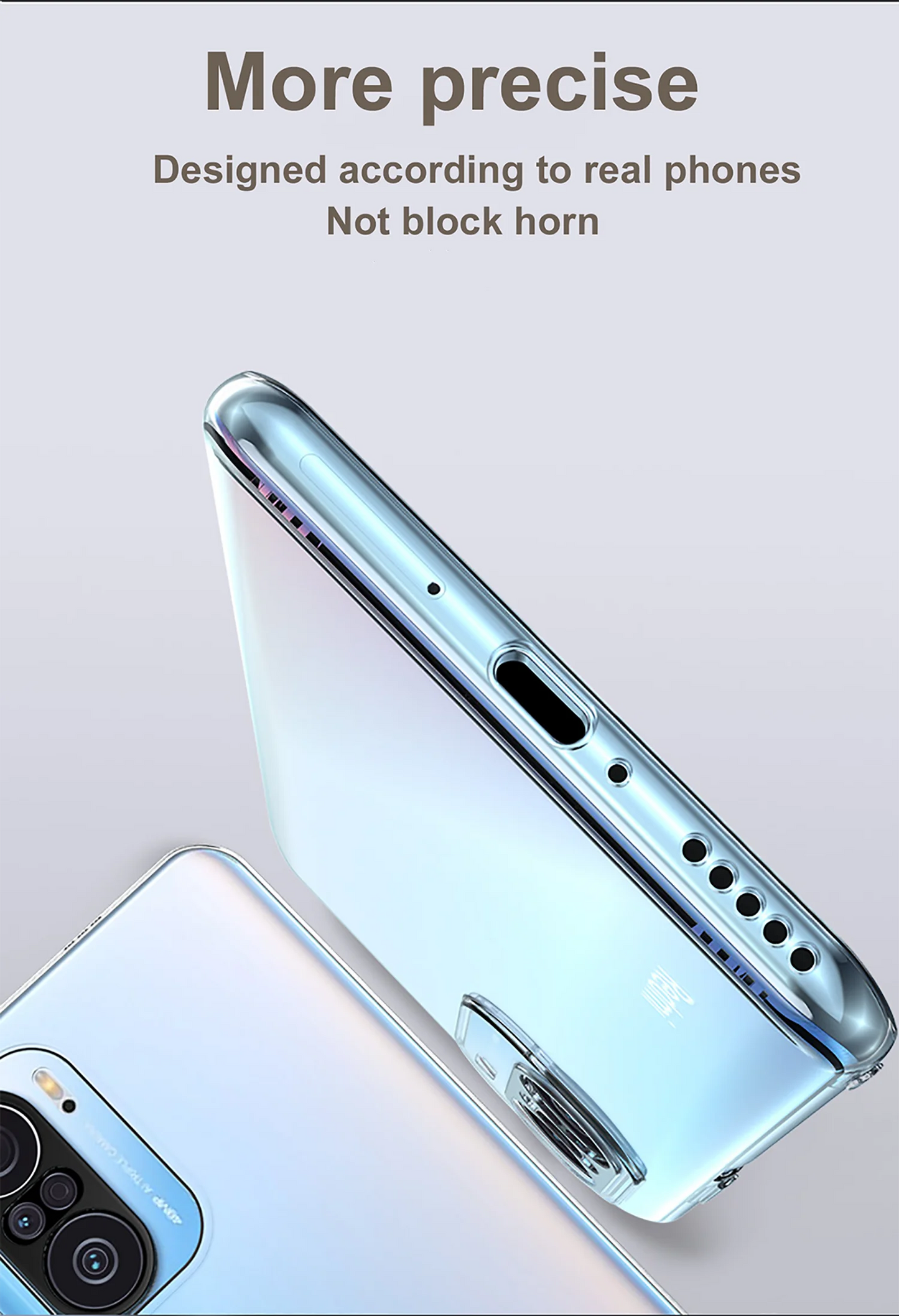 Funda ultradelgada transparente Xiaomi Poco – TPU suave y resistente a golpes