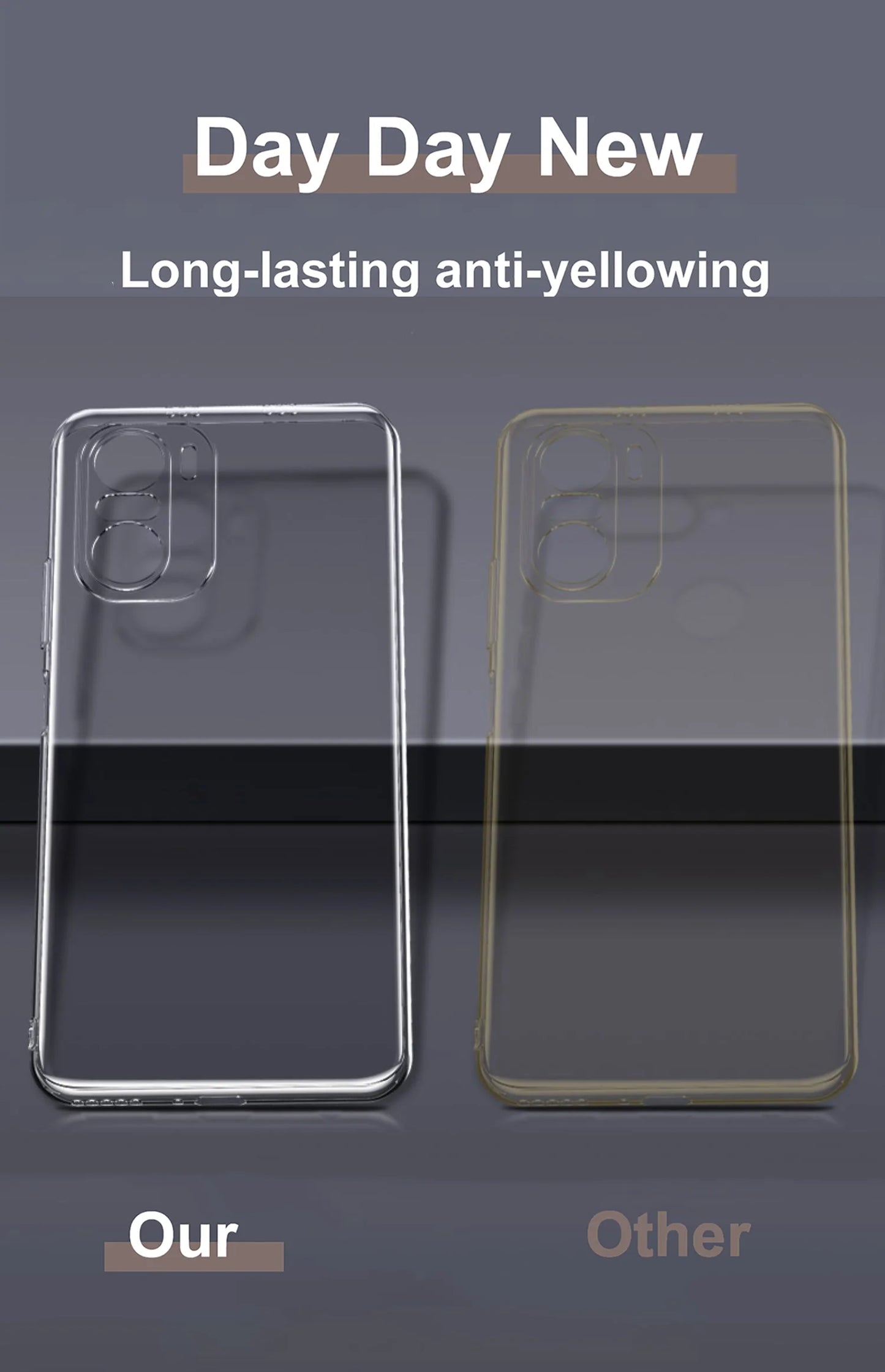 Funda ultradelgada transparente Xiaomi Poco – TPU suave y resistente a golpes